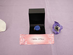 Bague Rose Bleu