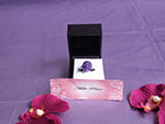 Bague Lion violet